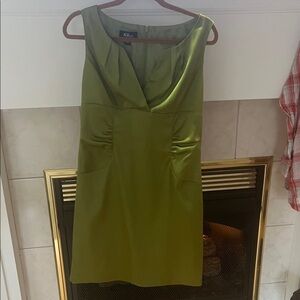 AB Studio Green Midi Dress